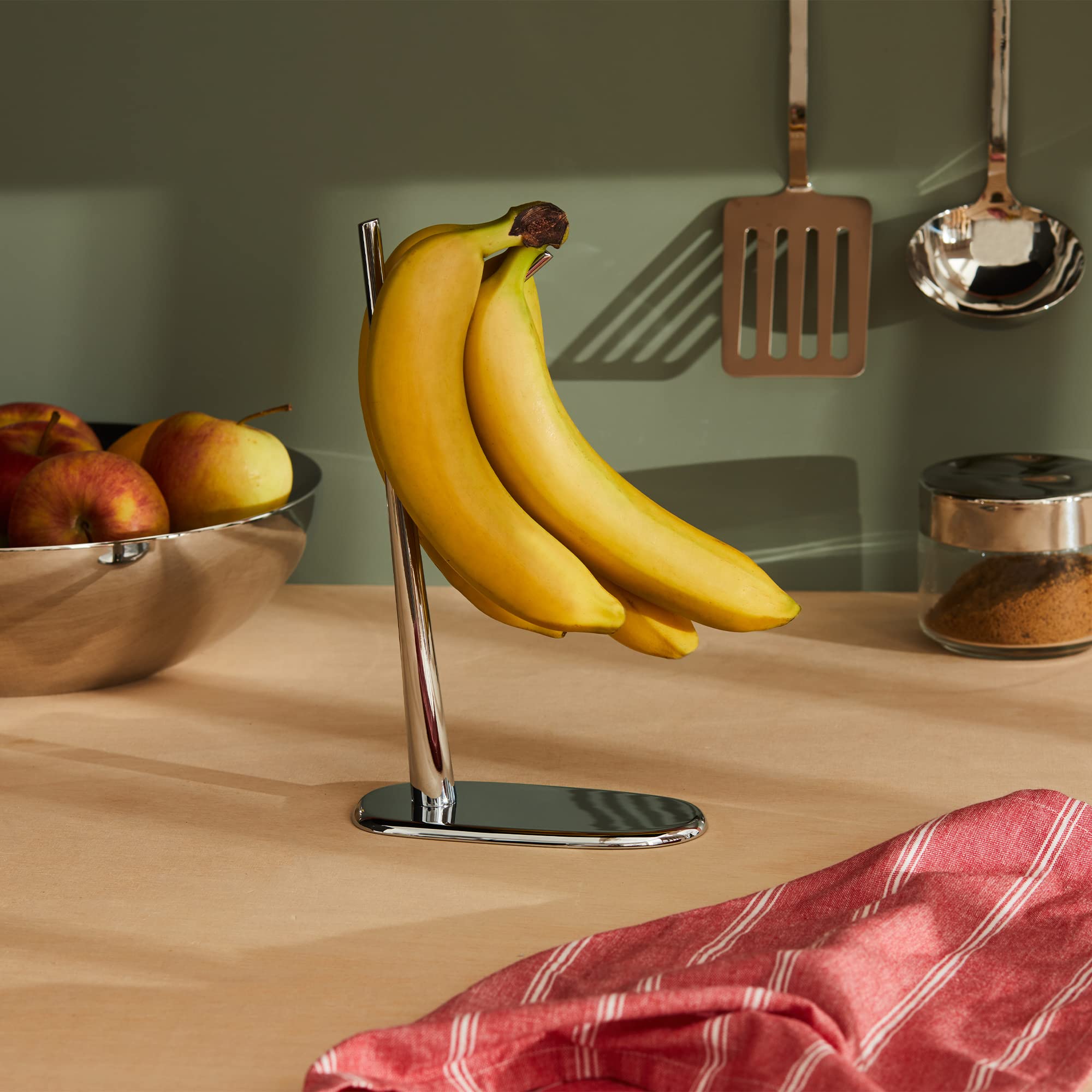 Alessi Dear Charlie JT01 porta banane zama cromato