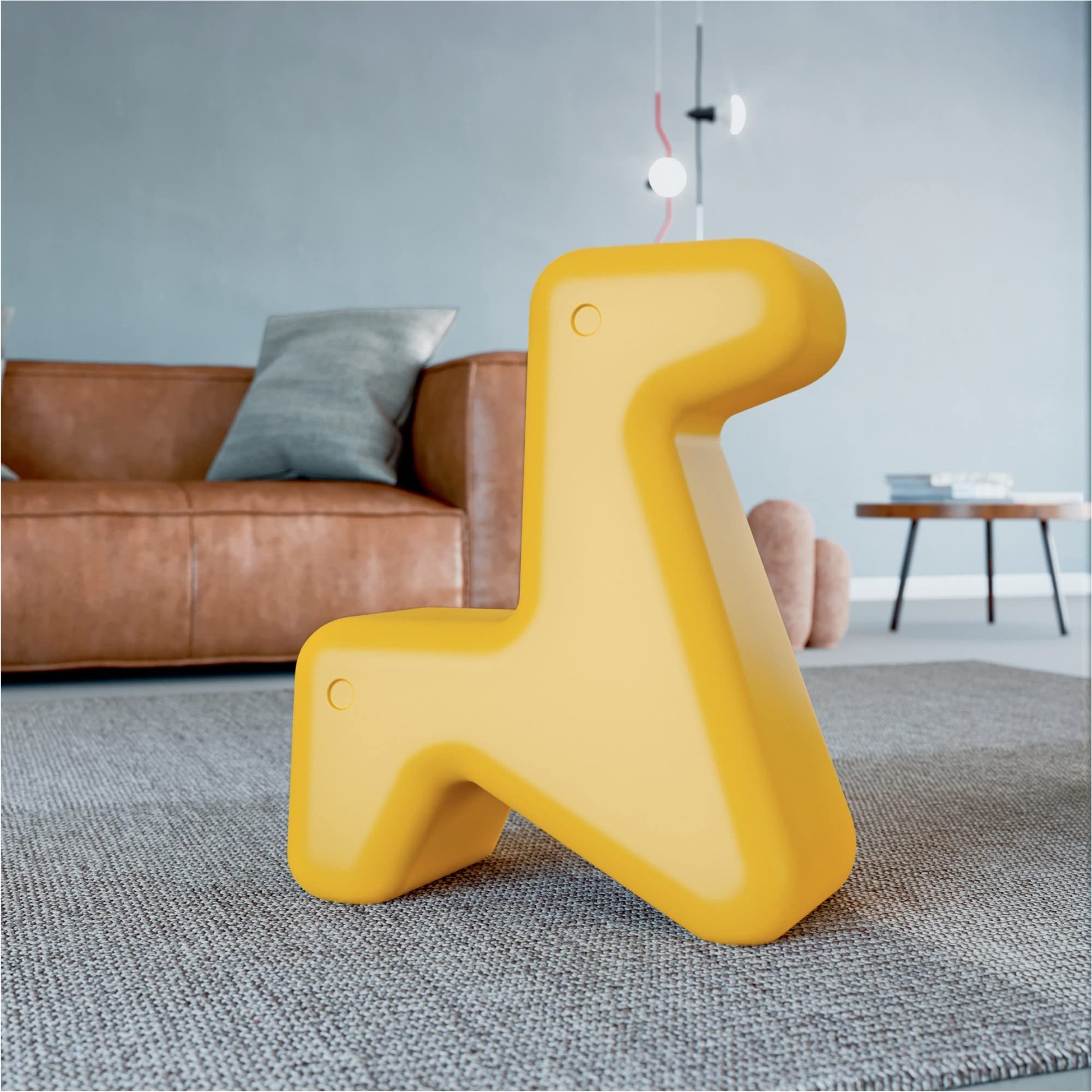 Alessi Doraff UNS07 Y seduta bambini gialla polietilene