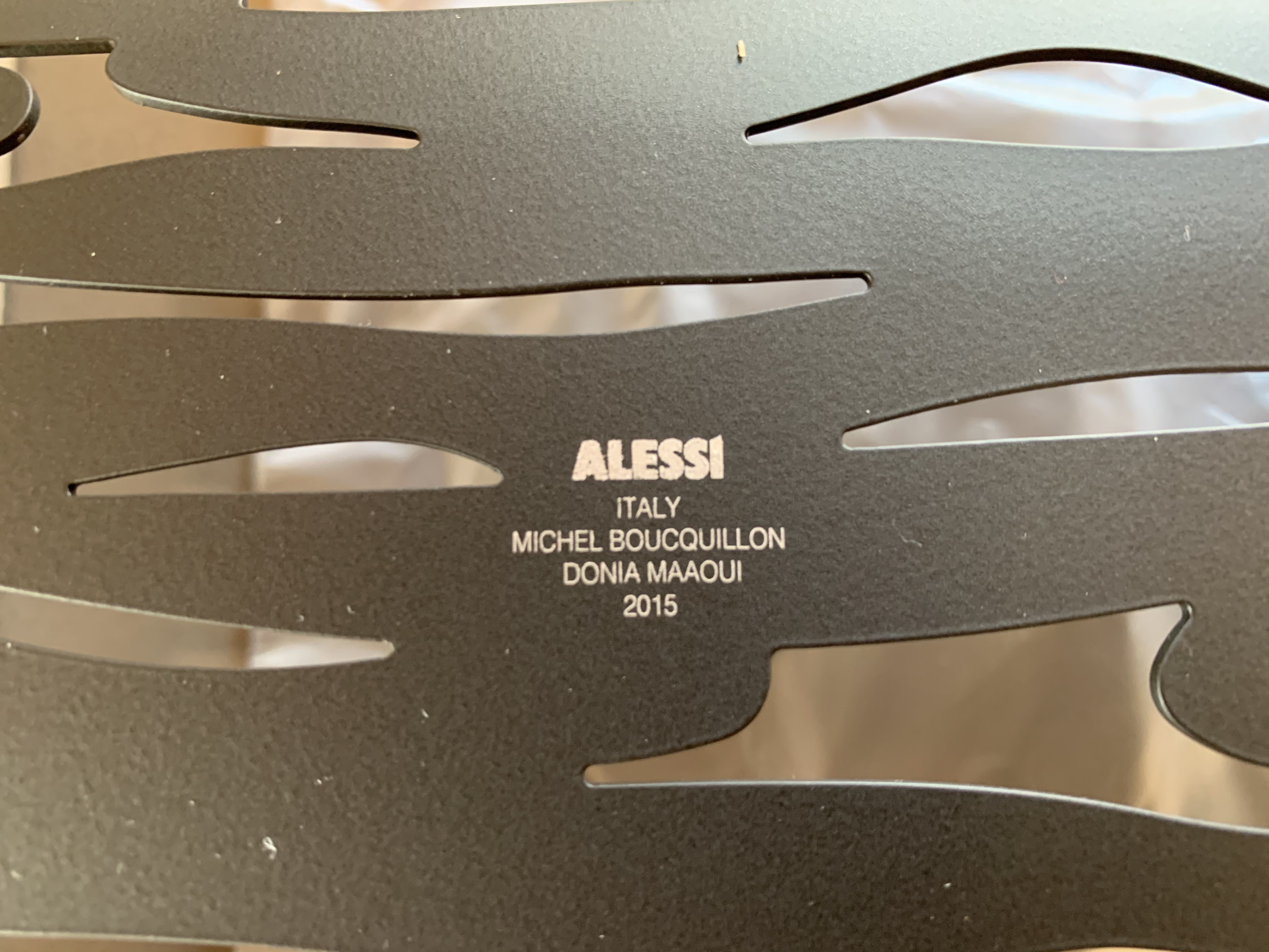 Alessi Bark BM01 centrotavola lucido acciaio inox 18/10