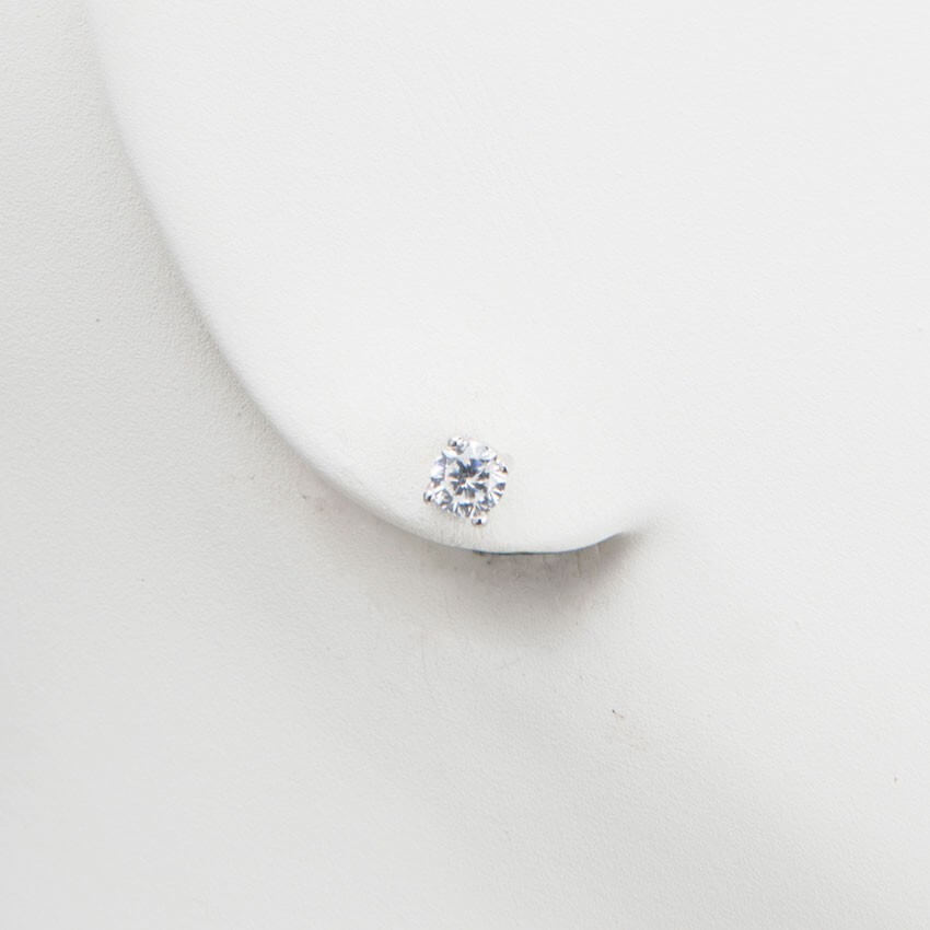 Chic Ad Hoc Orecchini punto luce argento zircone 5mm