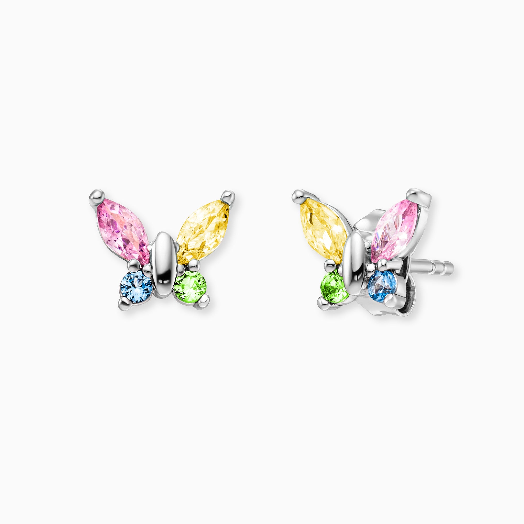 Engelsrufer Orecchini Bambina Acciaio Farfalla Multicolor
