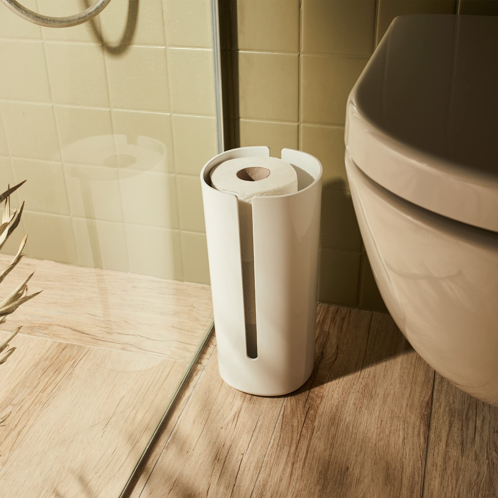 Alessi Birillo PL18 W porta rotoli carta igienica PMMA bianco