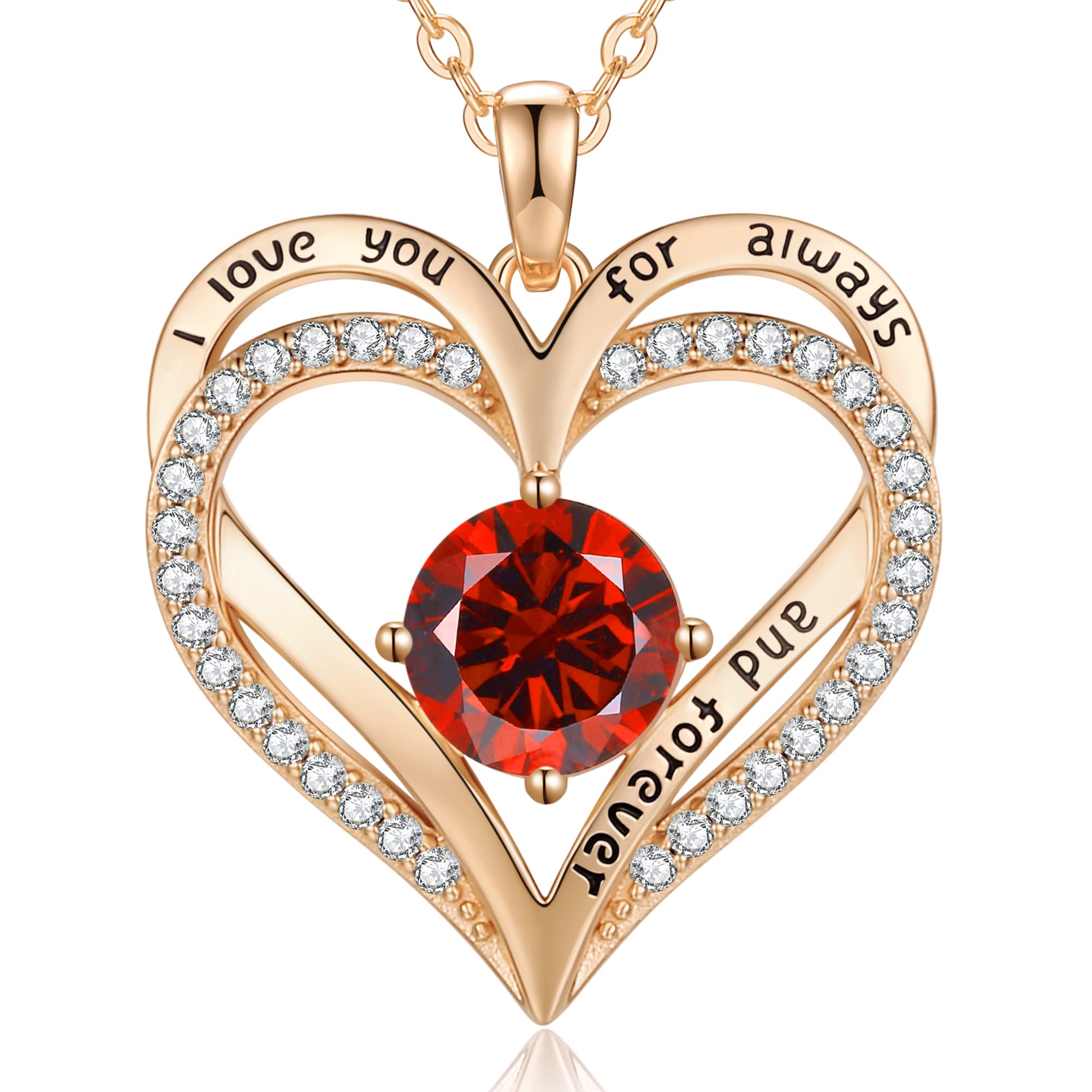 LOUISA SECRET Forever Love Heart collana cuore argento oro rosa mamma