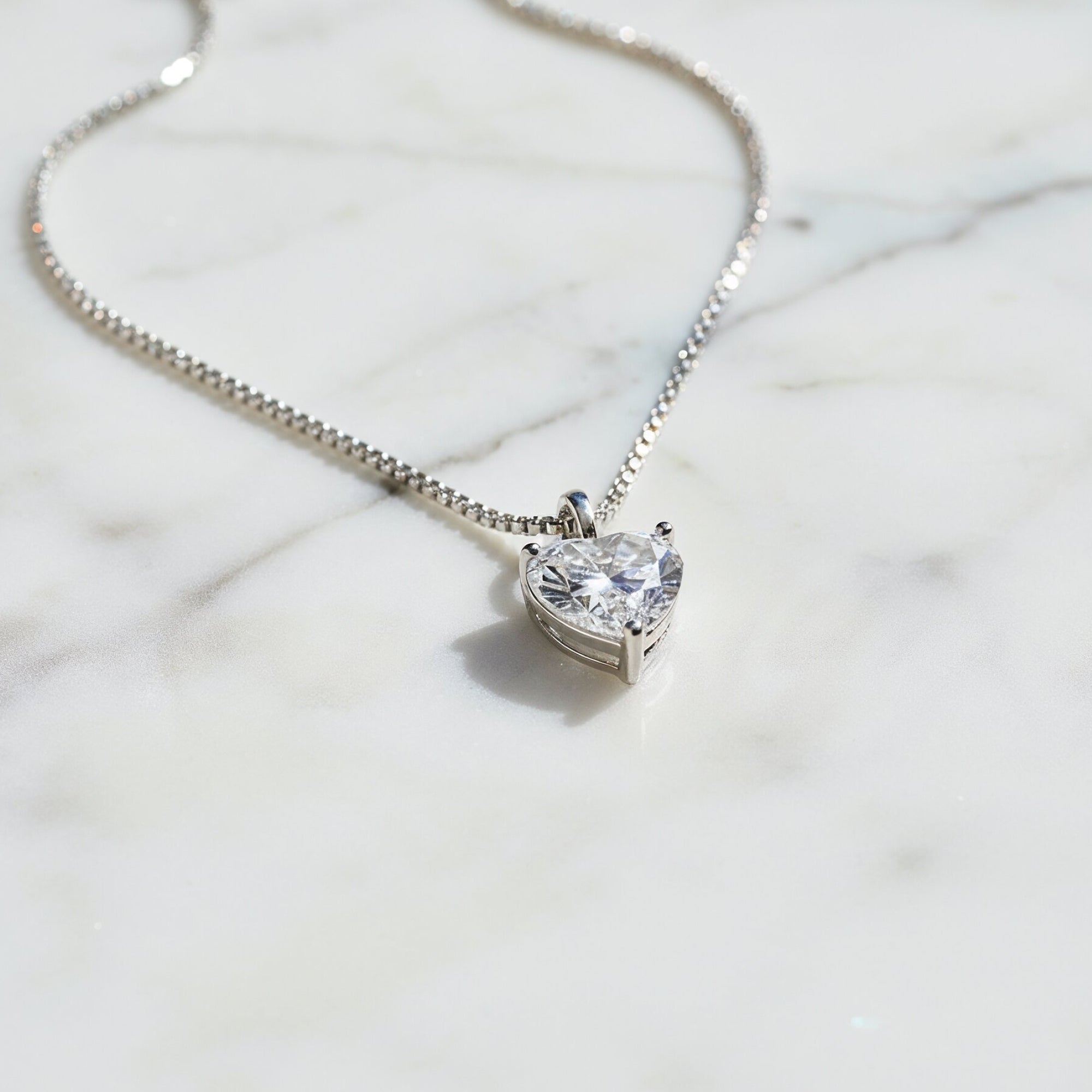 Engelsrufer Shiny Cuore Zirconia collana argento 925 cuore