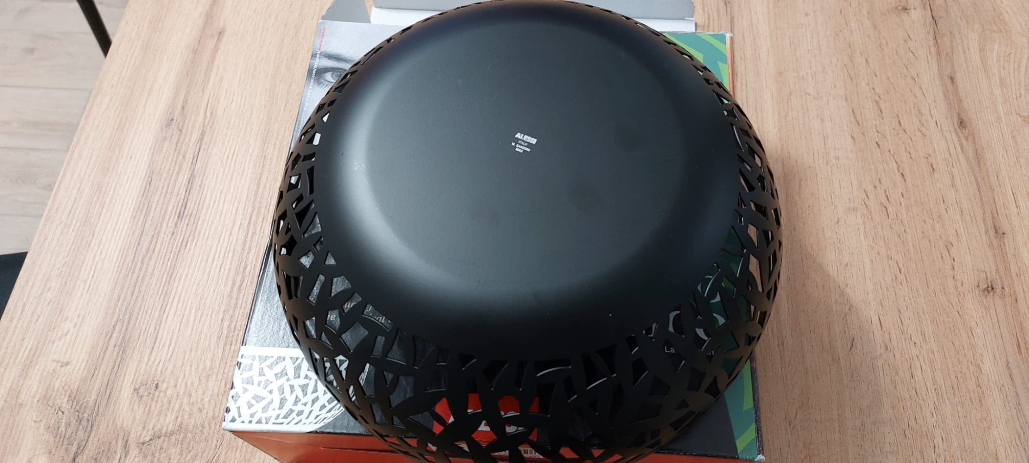 Alessi Cactus MSA04/29 B Centrotavola Acciaio Inox Nero 29 cm