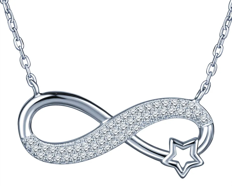 Infinionly Fashion collana infinito stella argento