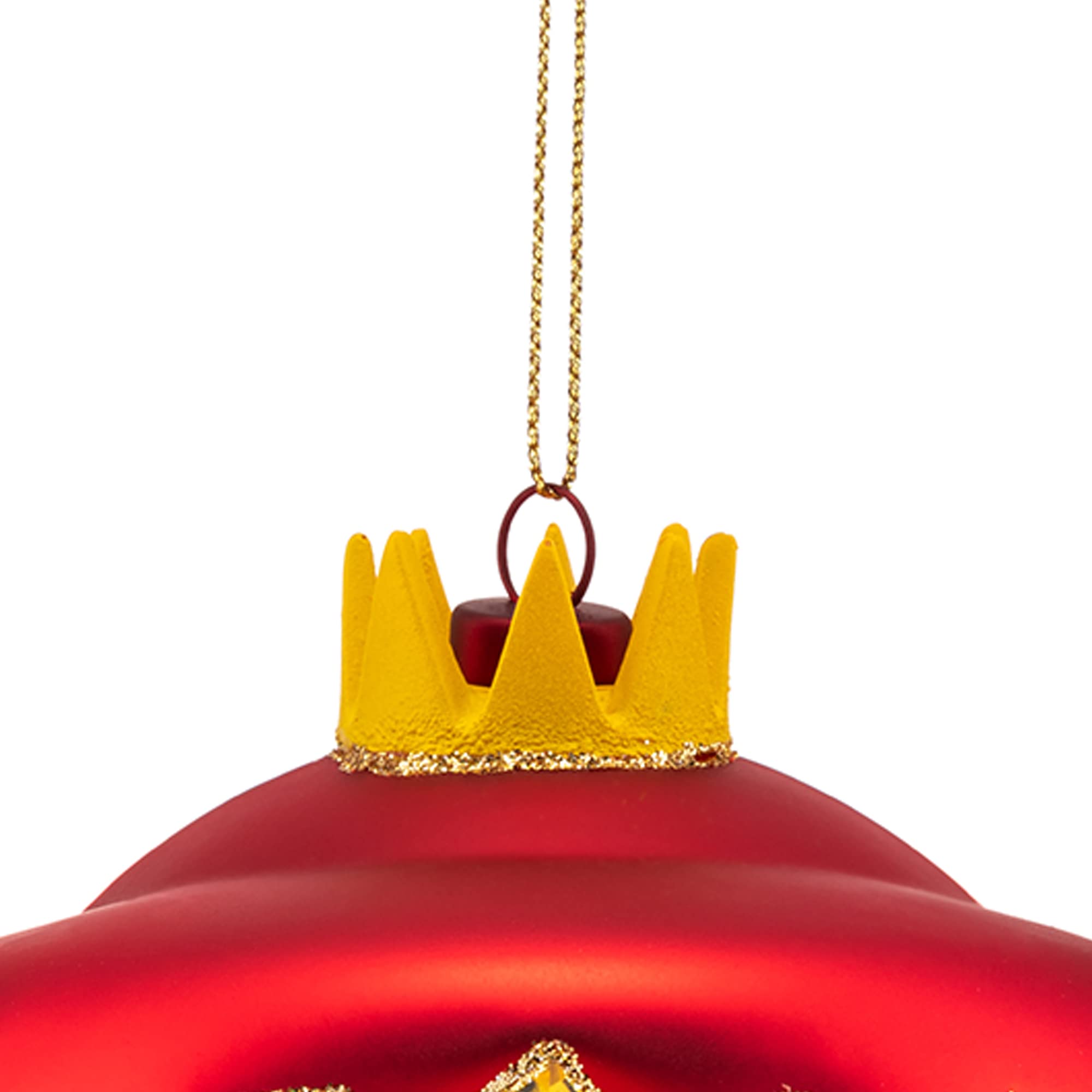 Alessi Le Palle Presepe AMJ13 10 pallina Natale vetro rosso