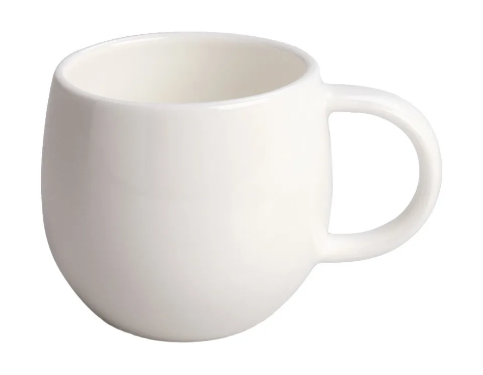Alessi All-Time set 4 tazzine caffè bone china bianco