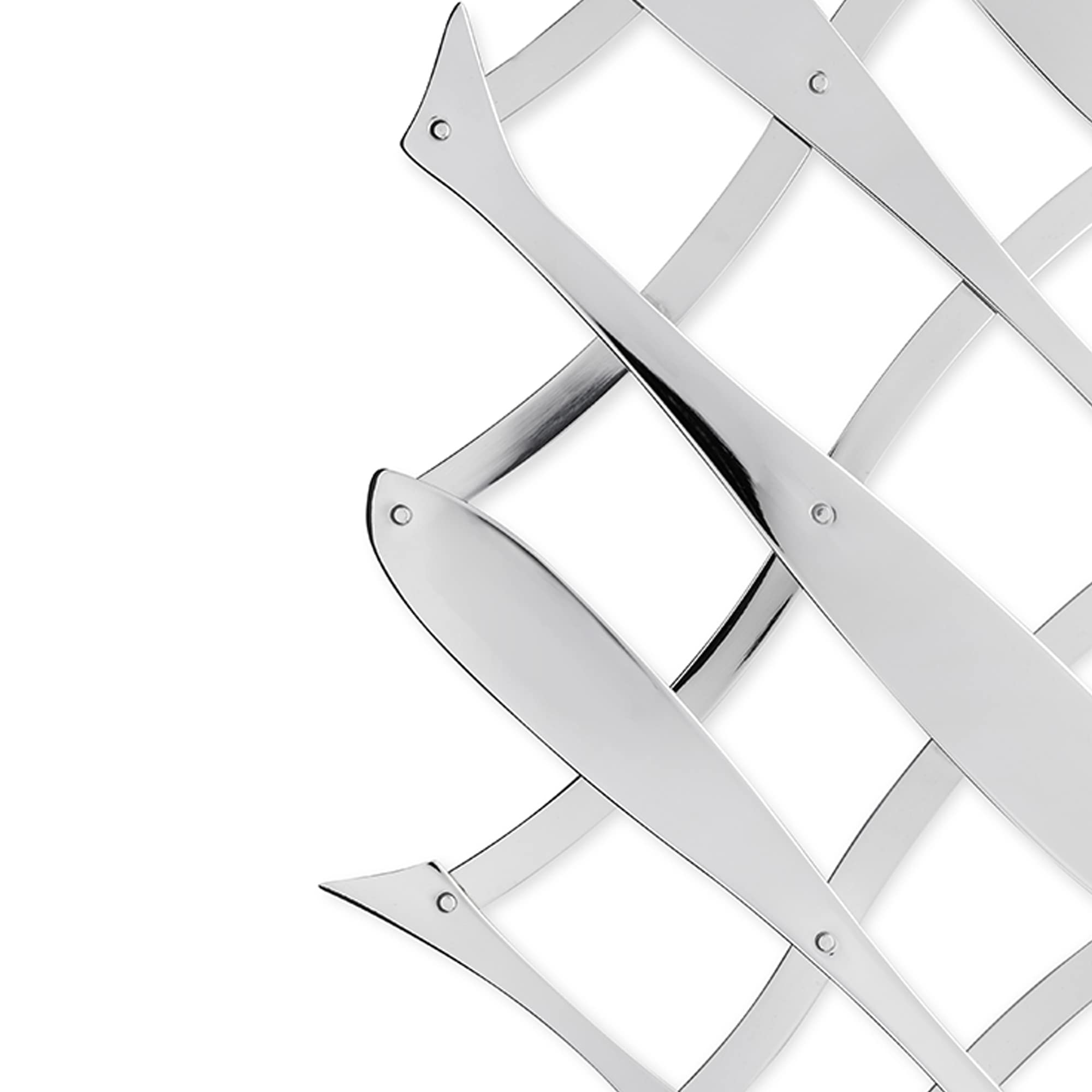 Alessi Pescher DUL03 Sottopentola Estensibile 51 cm Acciaio