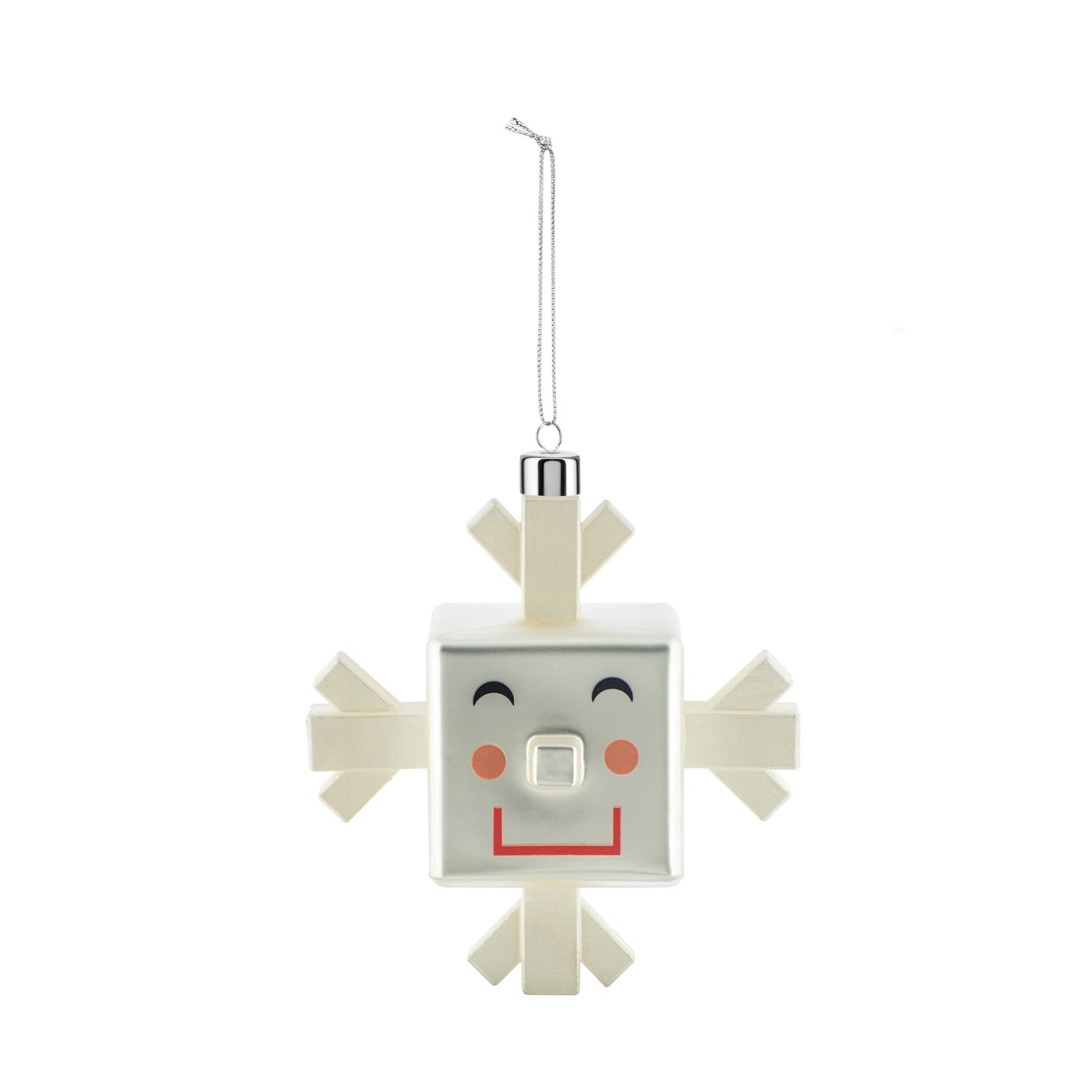Alessi Snowray GJ02 9 Pallina Natale Vetro Fiocco Neve