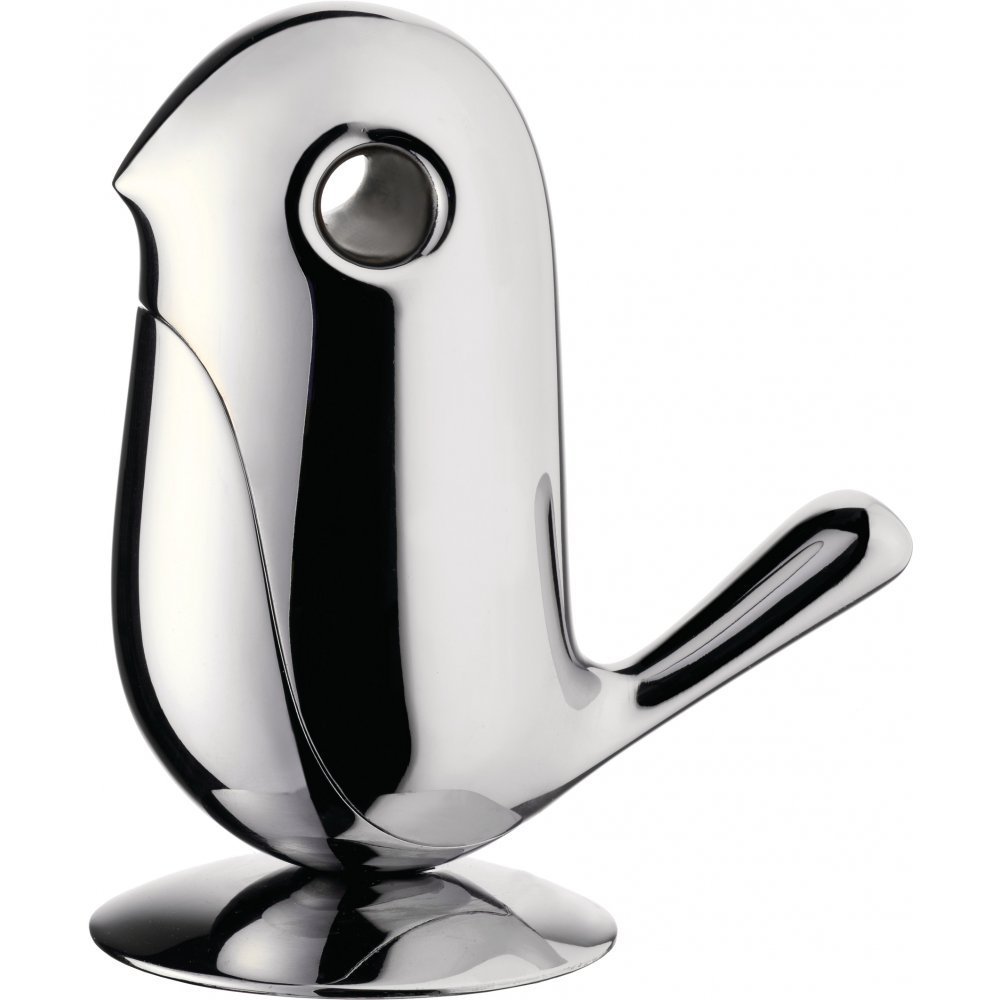 Alessi RT01 portagraffette magnetico argento da scrivania