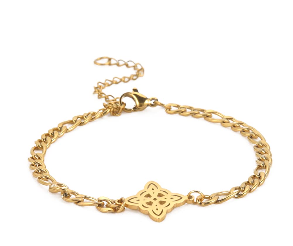 Eueavan Bracelets bracciale nodo celtico argento1 regalo donna