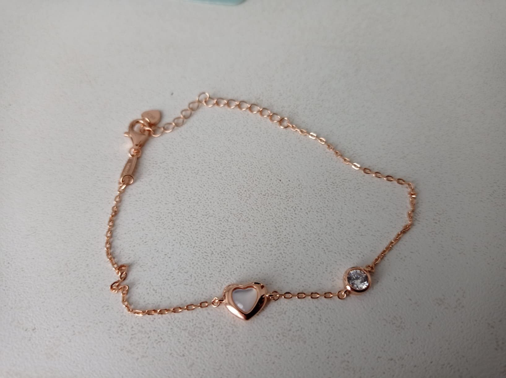LOUISA SECRET Bracelets bracciale argento oro rosa cuore