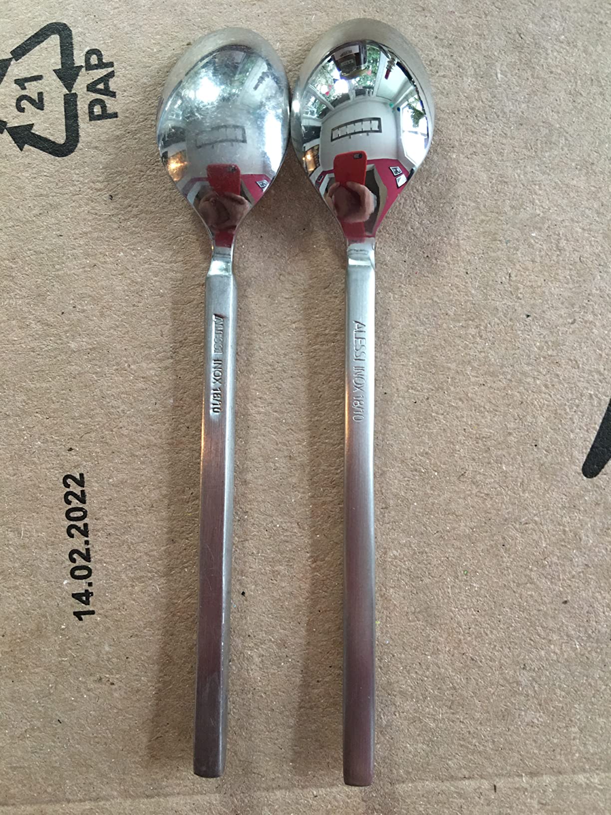 Alessi Dry 4180/9 Cucchiaino Moka Set 6 Pezzi