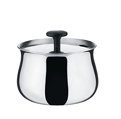 Alessi NF03 Cha zuccheriera acciaio argento lucida