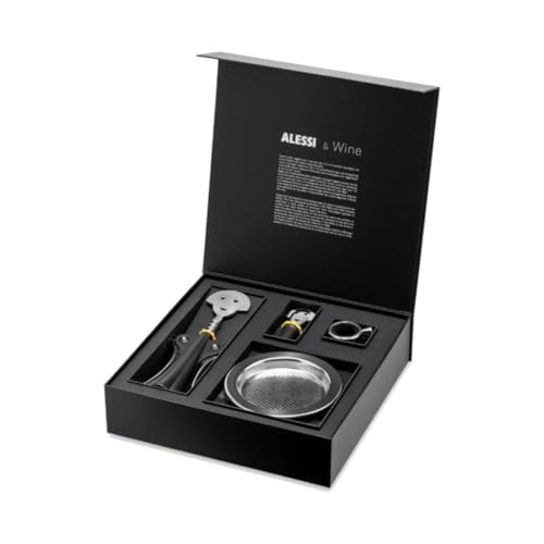Alessi Anna Set Vino GAM01SET Cavatappi Acciaio Regalo