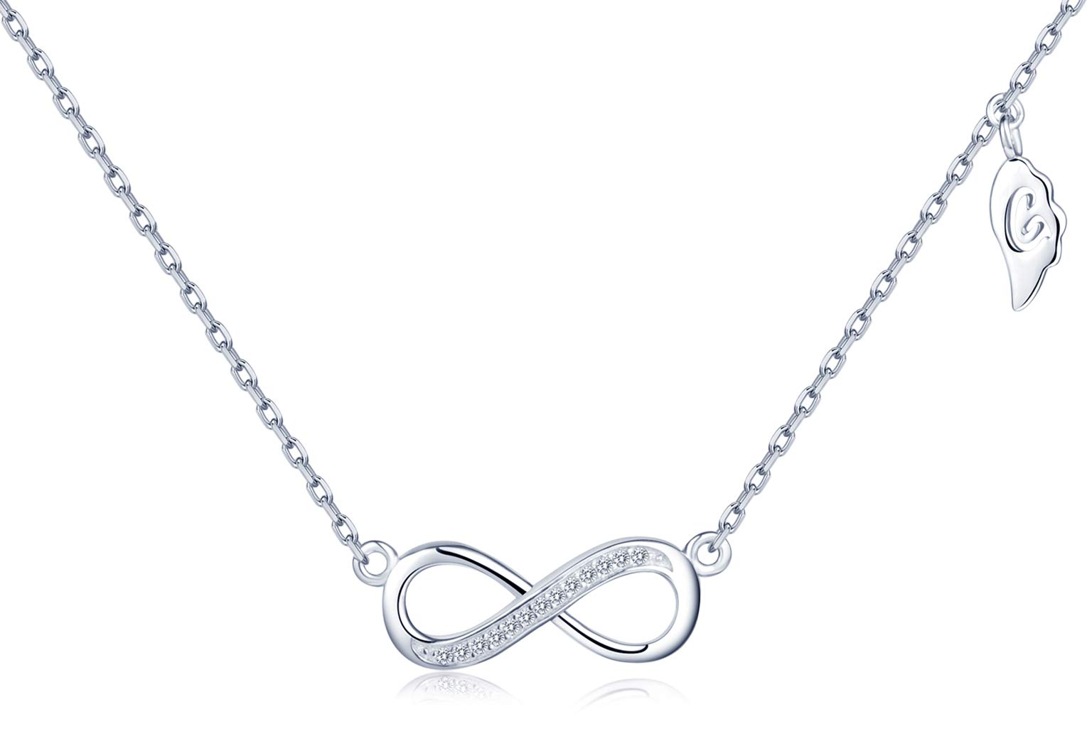 INFINIONLY Fashion Necklaces collana infinito argento sterling 925