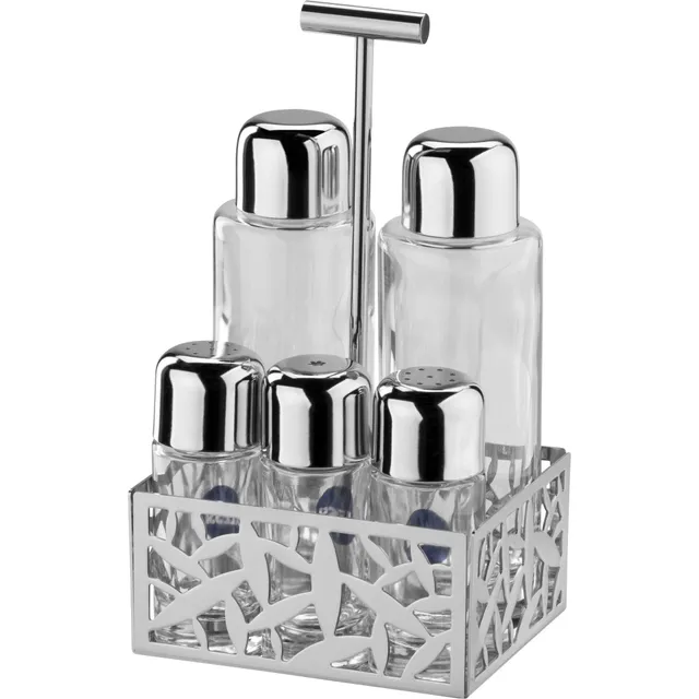 Alessi Cactus! MSA16 Servizio Condimenti Acciaio Olio Aceto