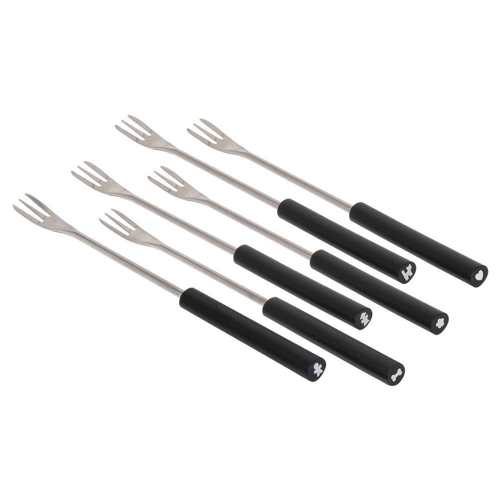 Alessi Tavola Mami SG58 B forchette fonduta acciaio set 6 pezzi