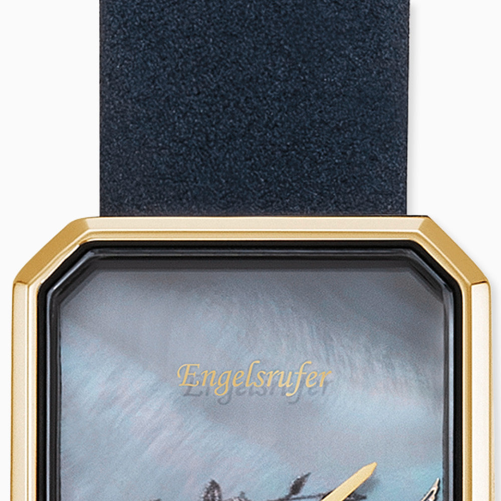 Engelsrufer Romantic Garden orologio oro madreperla blu 21cm