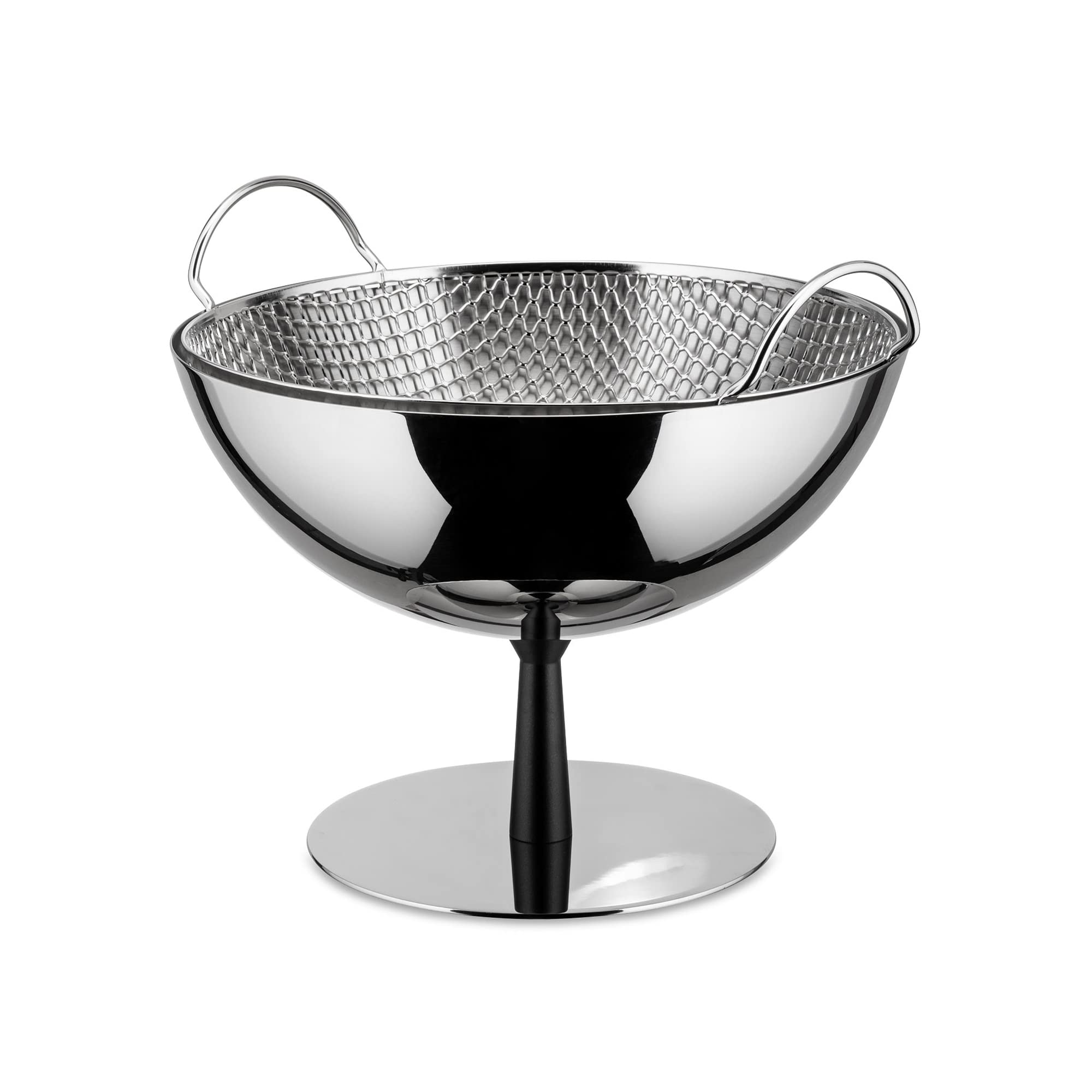 Alessi AC04 B fruttiera scolatoio acciaio 24,9 cm