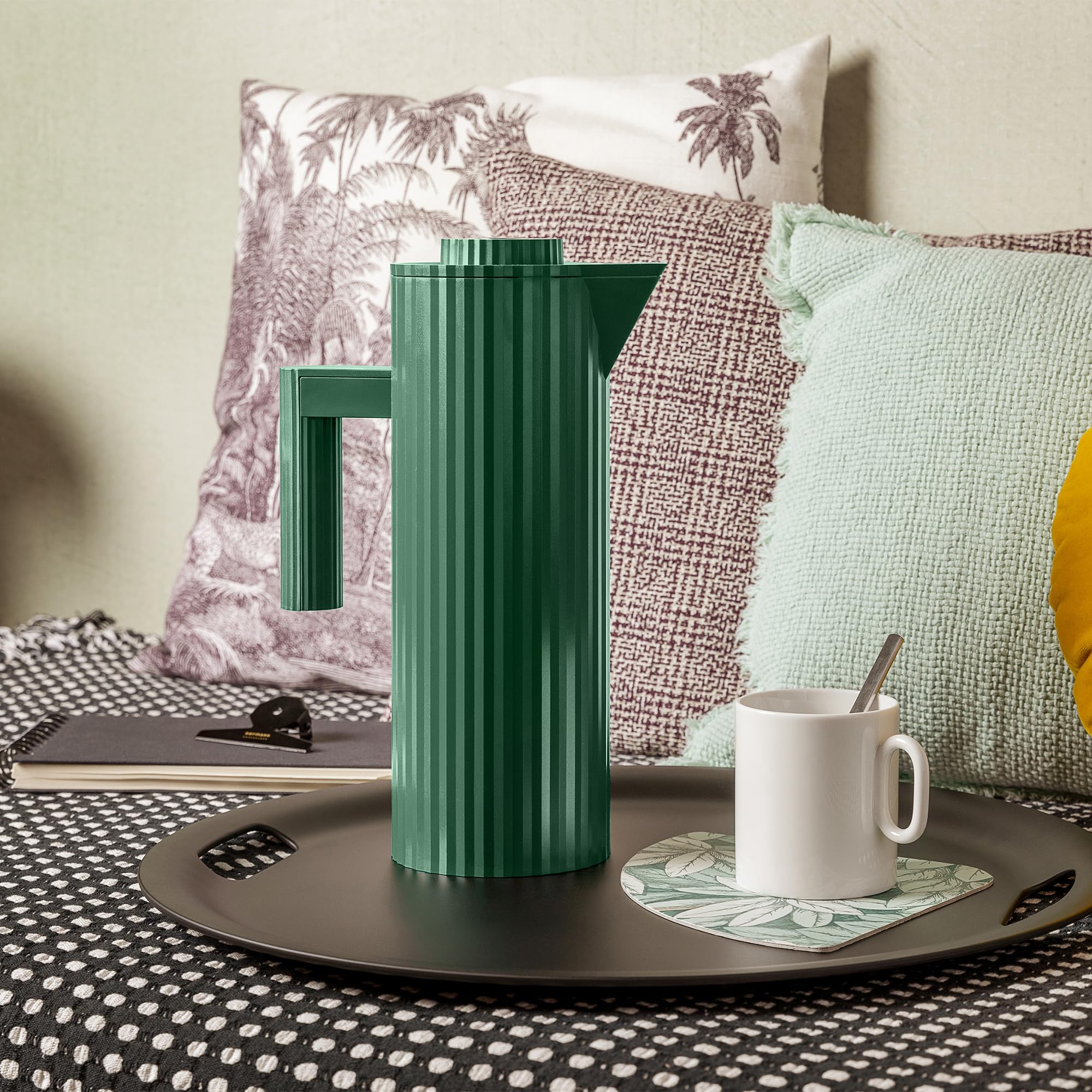 Alessi Plissé MDL12 caraffa termoisolante verde 100 cl