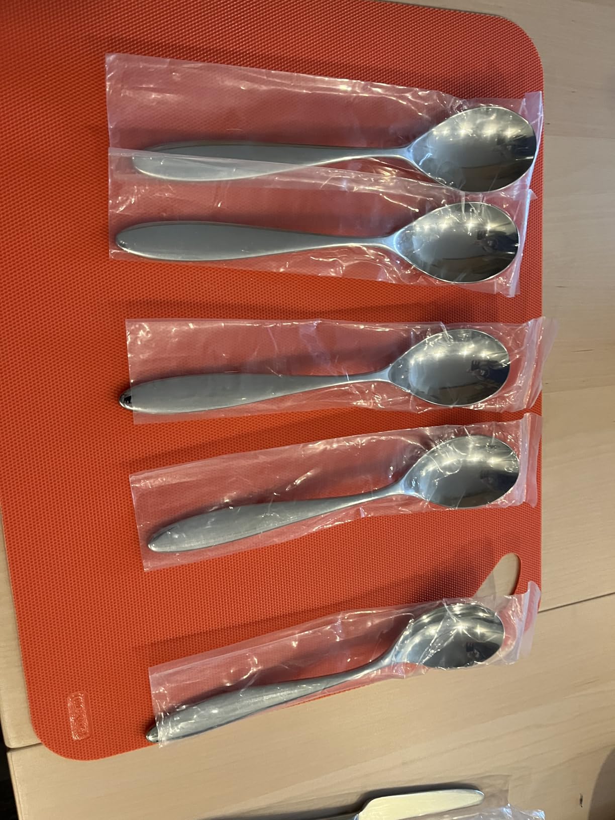 Alessi Mami SG38/7 Cucchiaini da Tè Acciaio Set 6 Pezzi