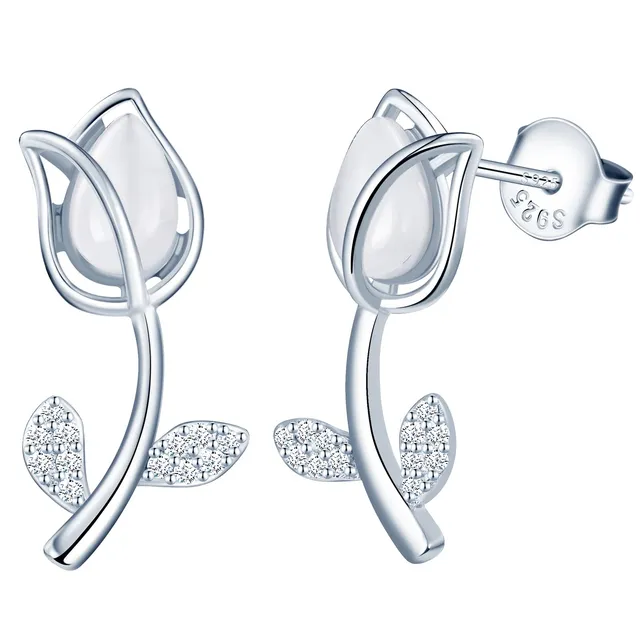 Infinionly Fashion Earrings orecchini tulipano argento 925 fiore