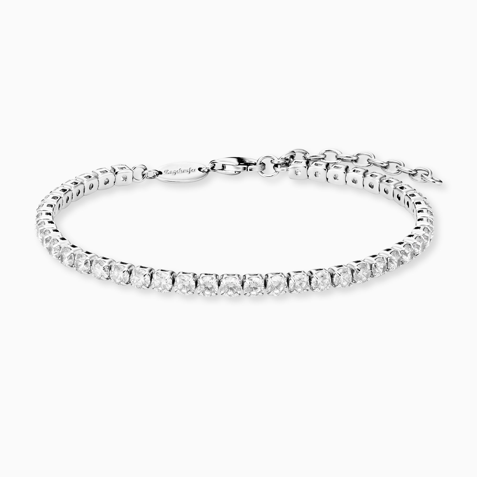 Engelsrufer Shiny Tennis Bracciale Argento 925 con Zirconia