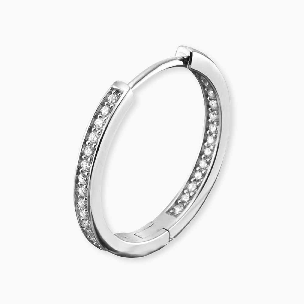 Engelsrufer Classico creole argento zirconia donna