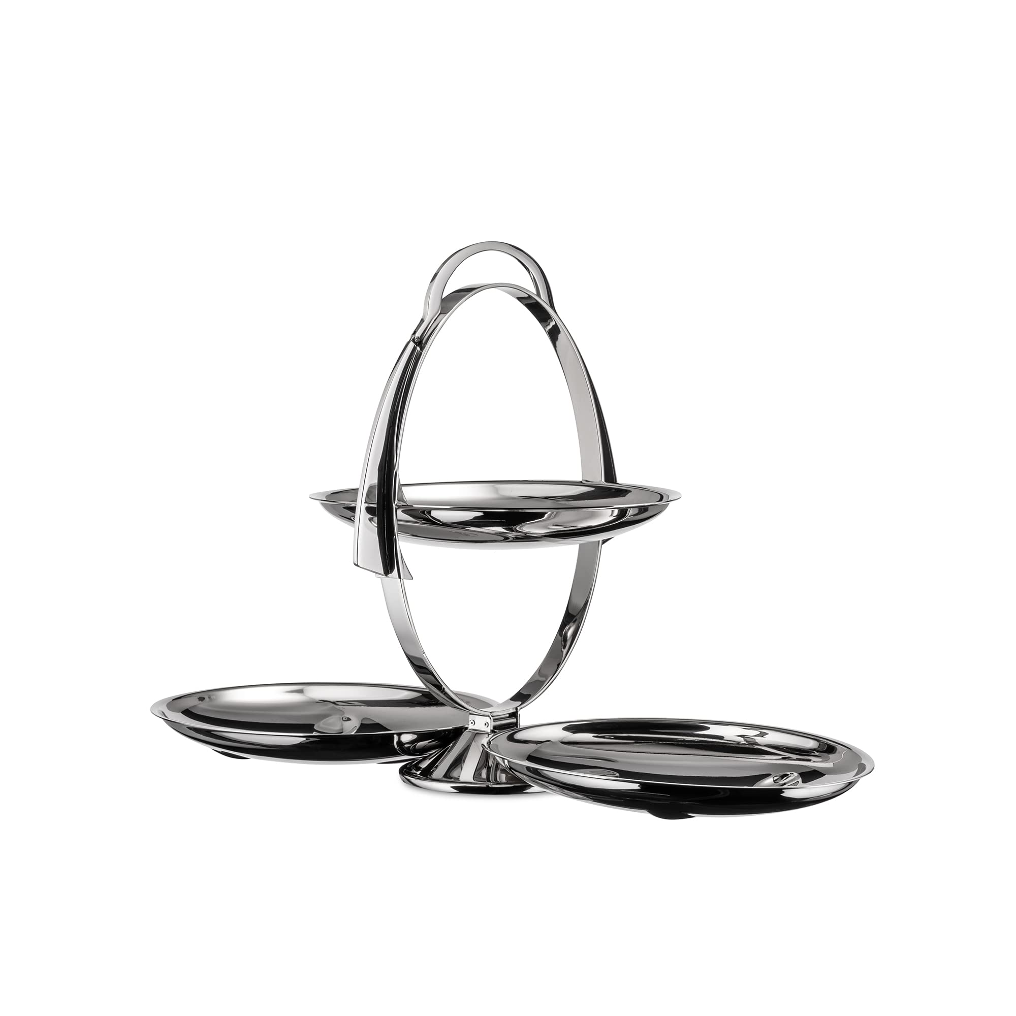 Alessi Anna Gong AM37 alzata pieghevole acciaio lucido
