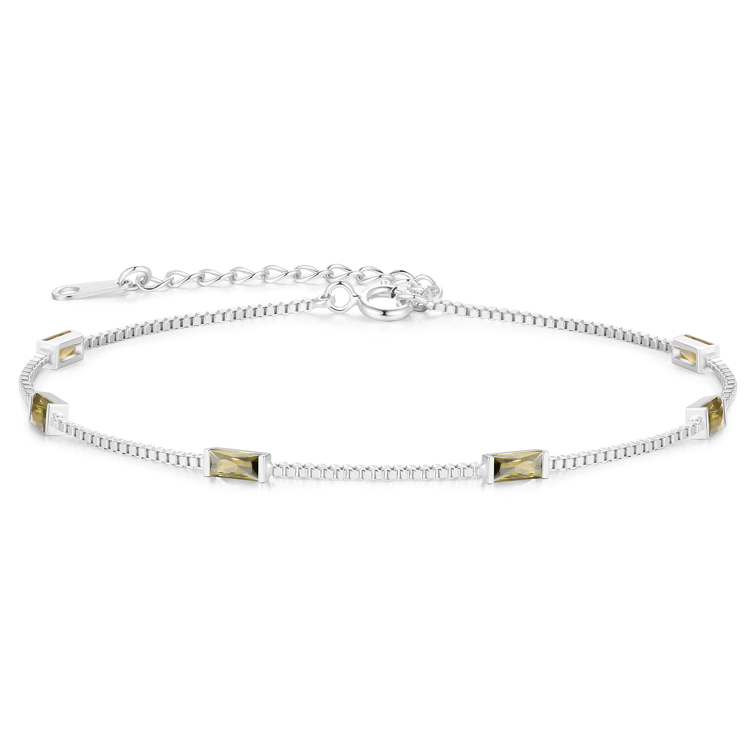 LOUISA SECRET Bracelets Bracciale argento 925 zirconi agosto