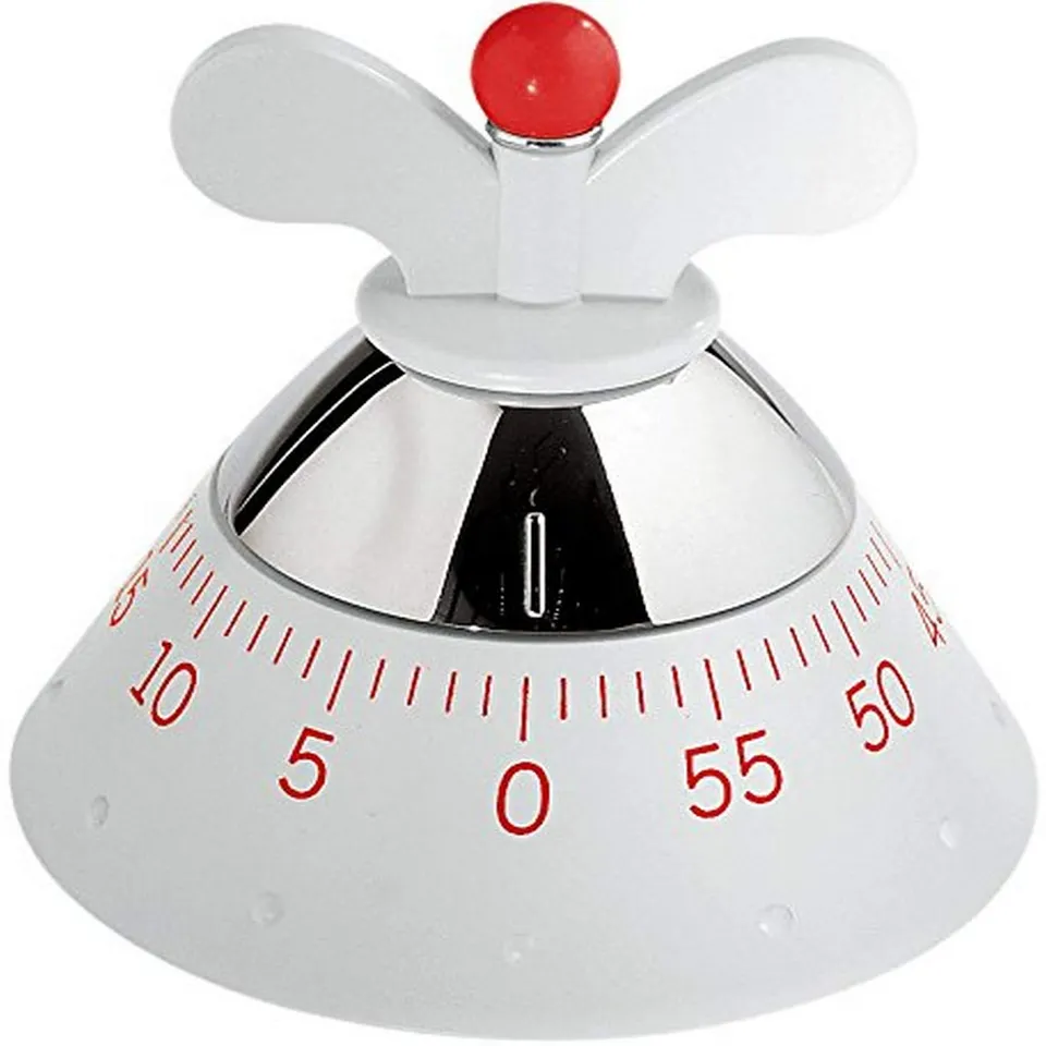 Alessi A09 W contaminuti meccanico bianco 60 minuti resina