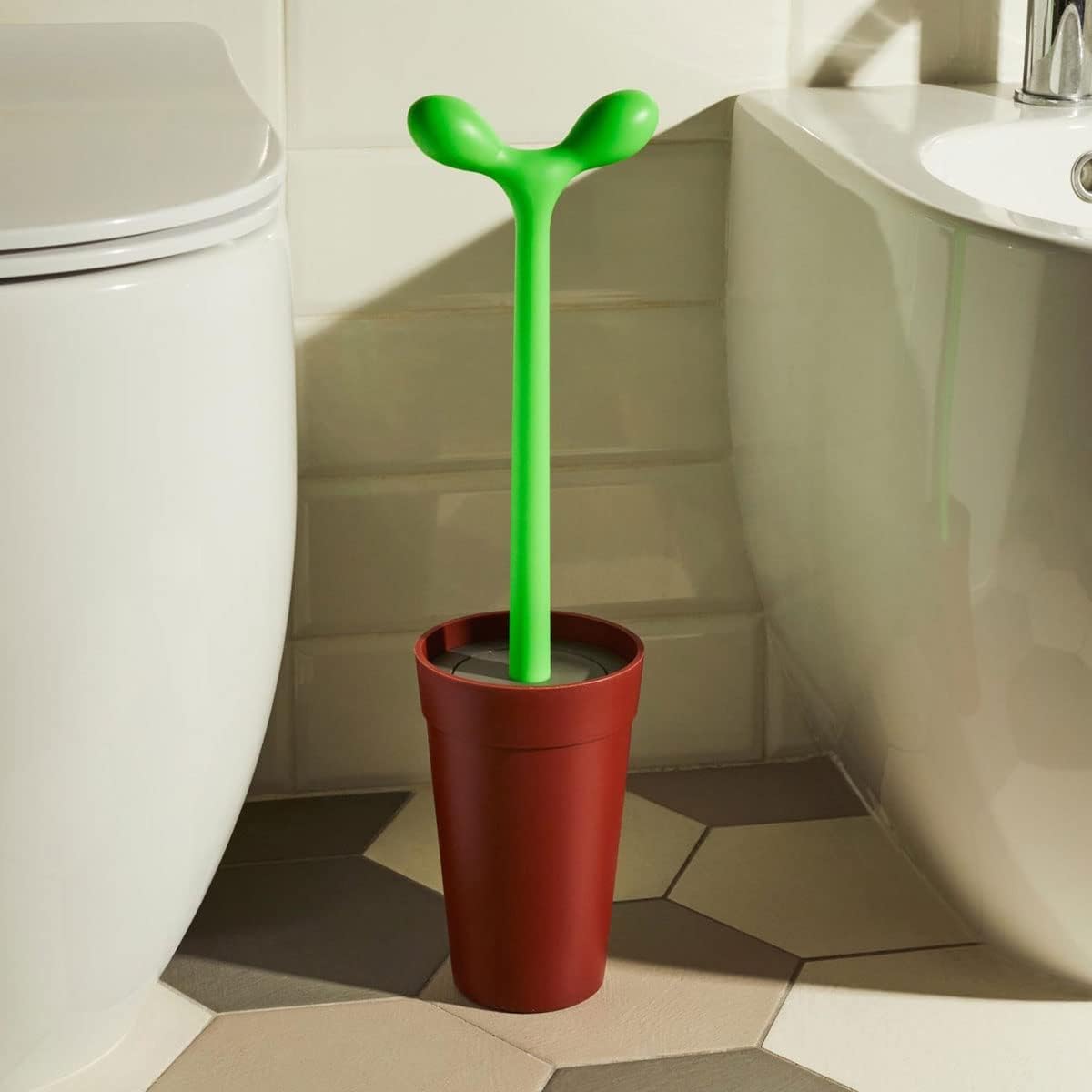 Alessi ASG04 Merdolino Scopino Marrone Resina 48 cm