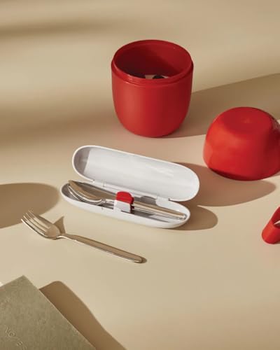 Alessi SA04S3G set posate viaggio acciaio grigio