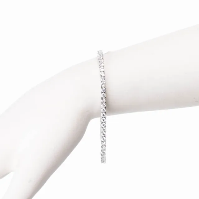 Chic Ad Hoc Bracciali Braccialetto Tennis Classico 4 Griffe Taglia M