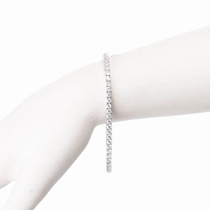 Chic Ad Hoc Bracciali Braccialetto Tennis Classico 4 Griffe Taglia M