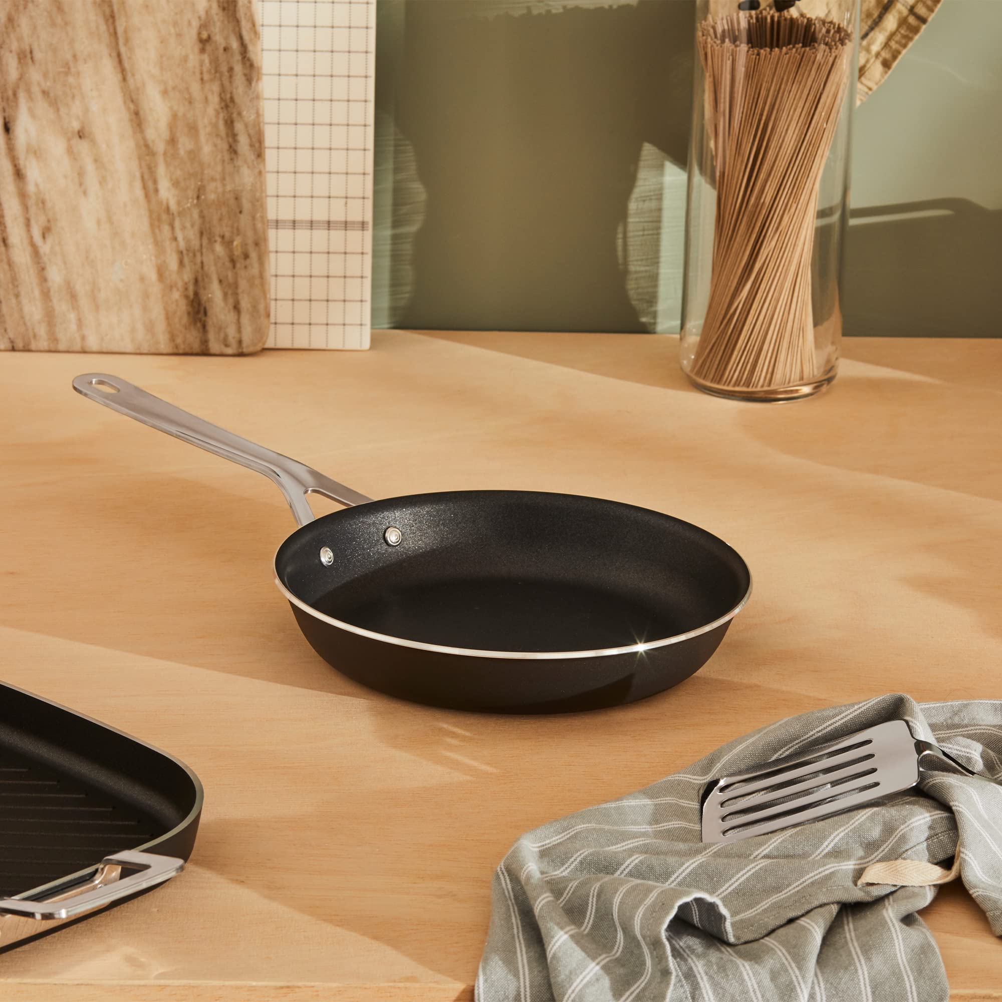 Alessi Pots&Pans Padella Alta 28 cm Nera Induzione