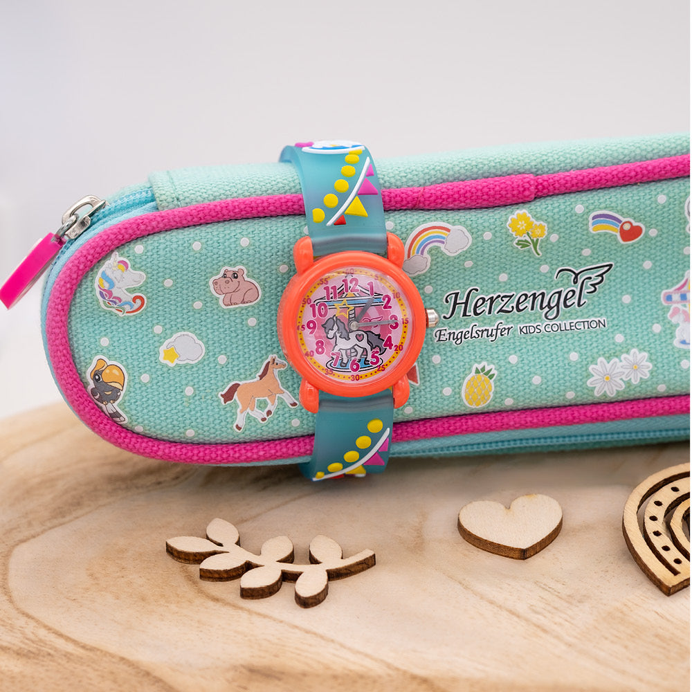 Engelsrufer Kinder orologio bambina giostra con astuccio