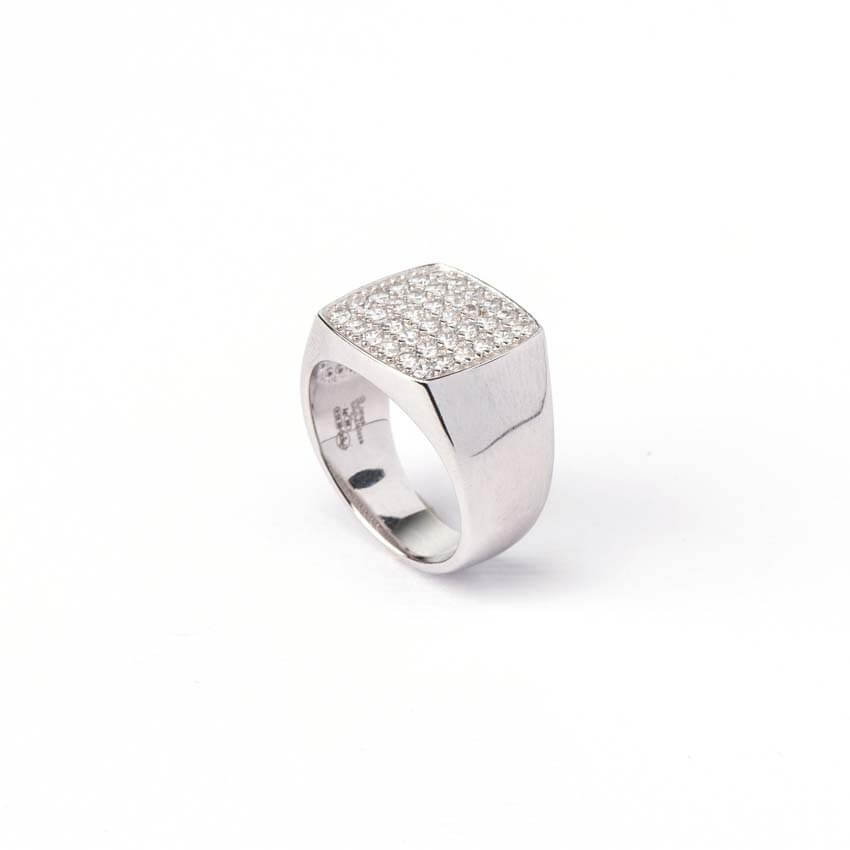 Chic Ad Hoc Anelli anello mignolo argento zirconi