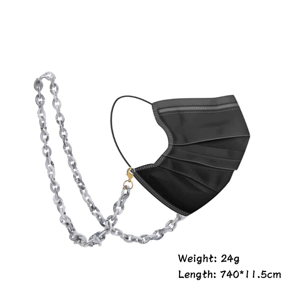 EUEAVAN Eyeglass Chains catenella occhiali rosso grande
