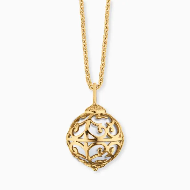 Engelsrufer Kinder collana oro 375 angelo sfera sonora
