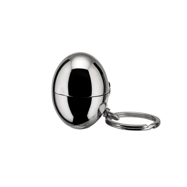 Alessi Bon Bon FA07 Portachiavi Portagettone Acciaio Grigio