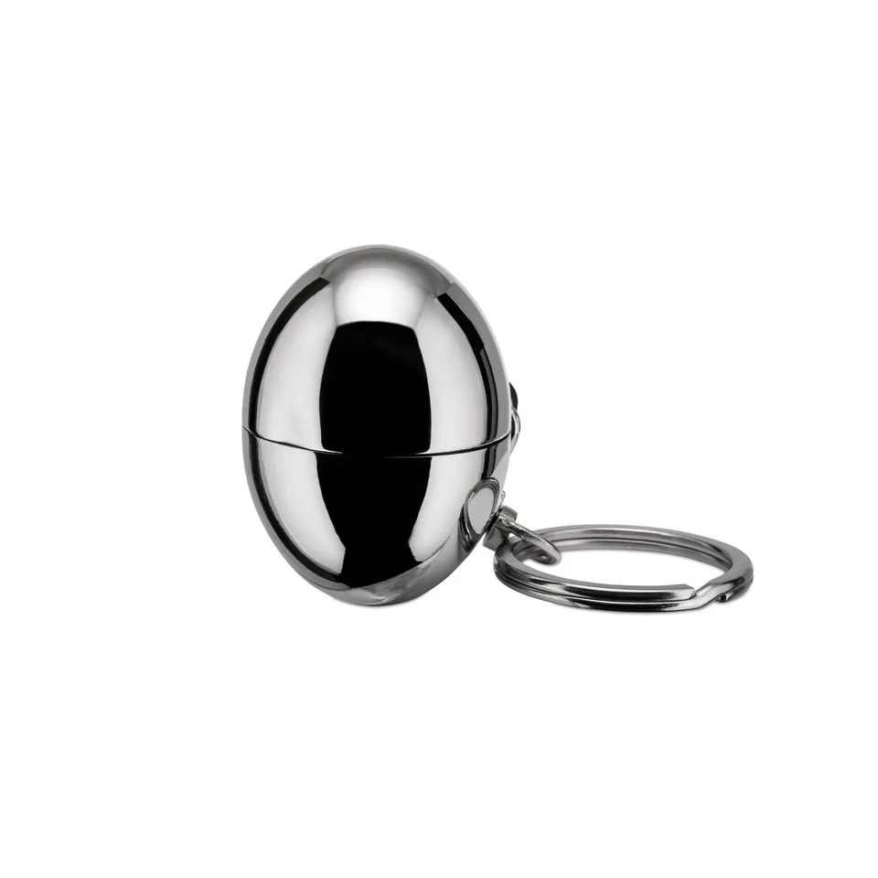 Alessi Bon Bon FA07 Portachiavi Portagettone Acciaio Grigio