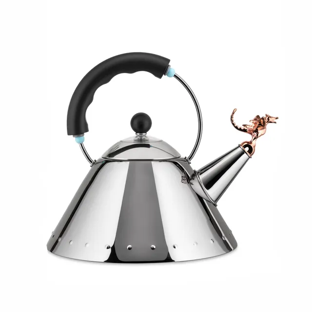 Alessi Tea Rex 9093REX Bollitore Acciaio Nero 2 L