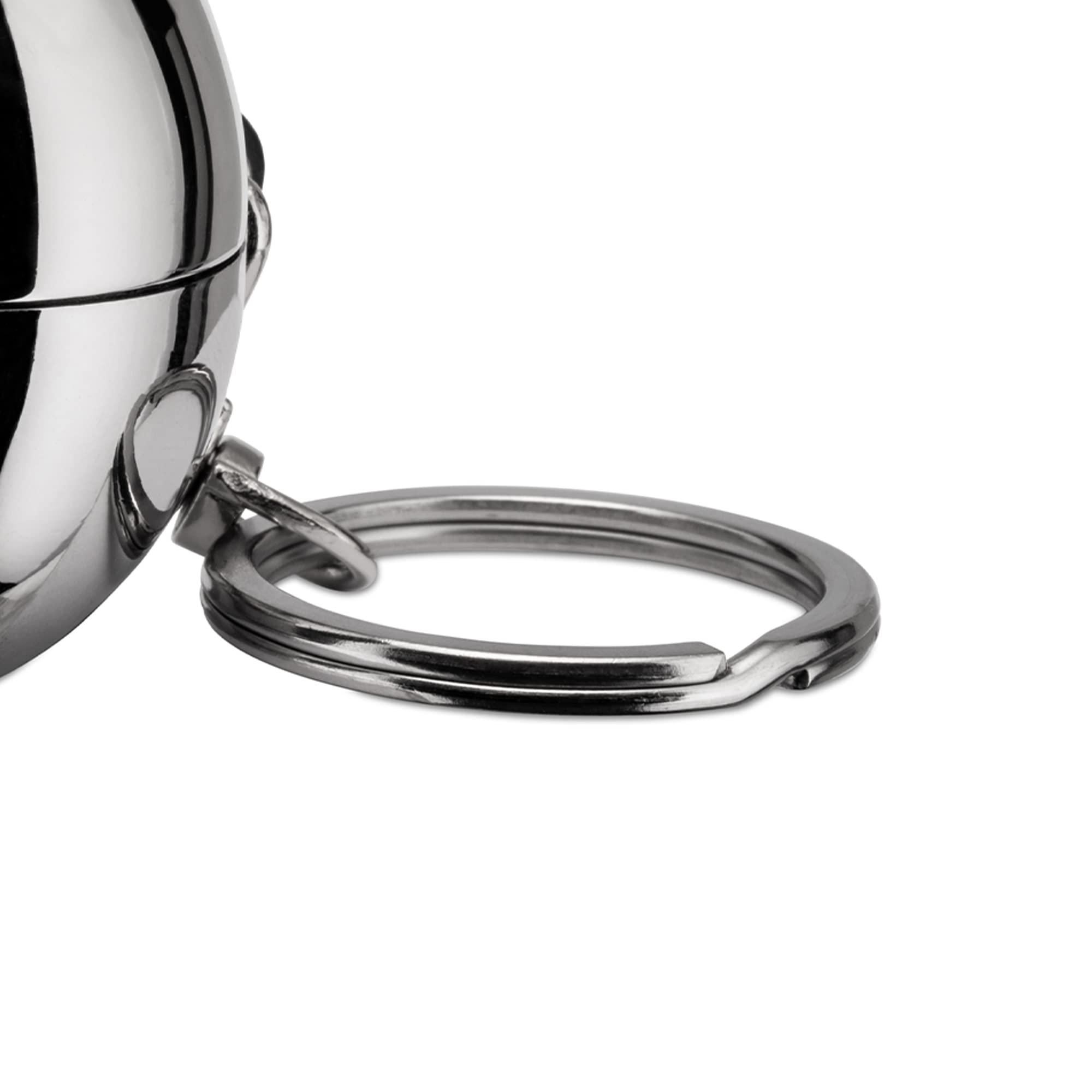 Alessi Bon Bon FA07 Portachiavi Portagettone Acciaio Grigio