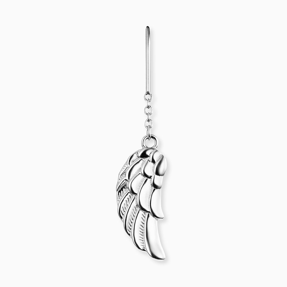Engelsrufer Ohrringe orecchini pendenti piuma argento 925