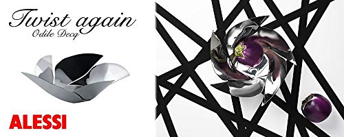 Alessi Twist Again OD02/29 fruttiera acciaio argento 29 cm