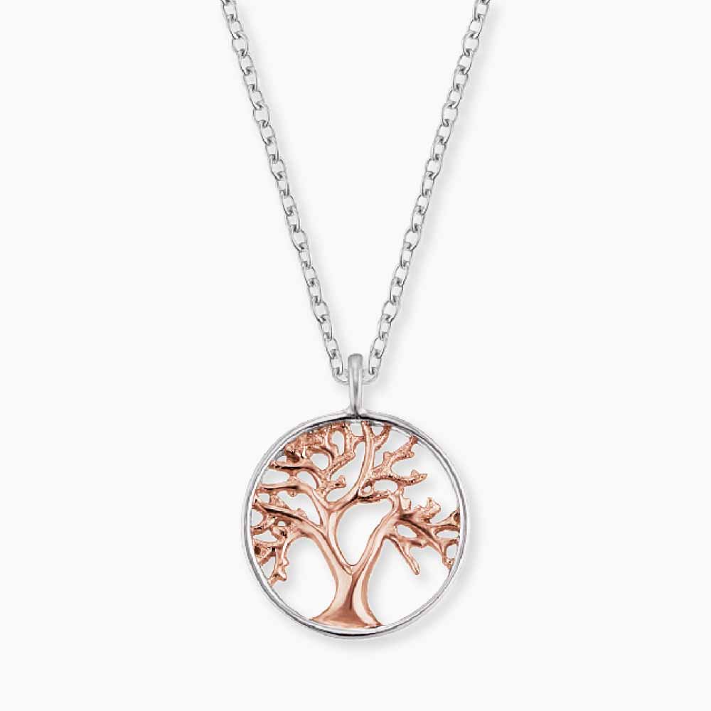 Engelsrufer Albero Vita collana argento bicolor donna