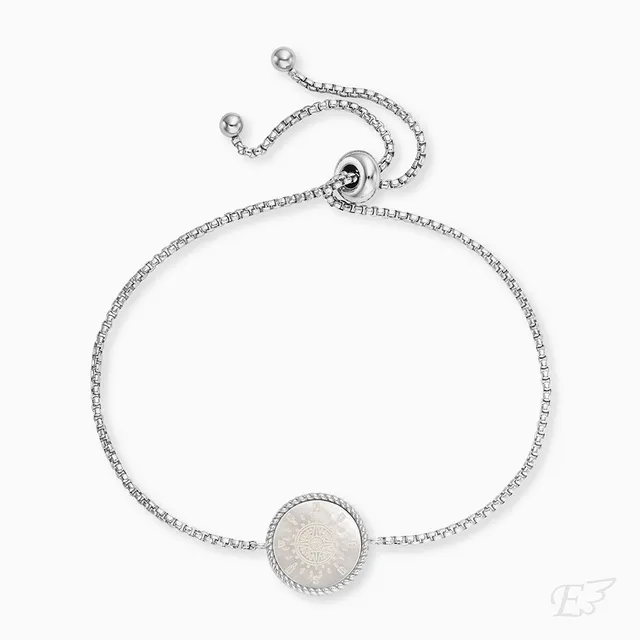 Engelsrufer Aloha bracciale argento bussola madreperla